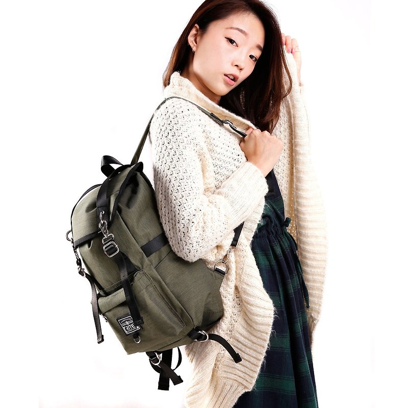 2016RITE Army BAGS (M) ║ ║ army green wool - Backpacks - Paper Green