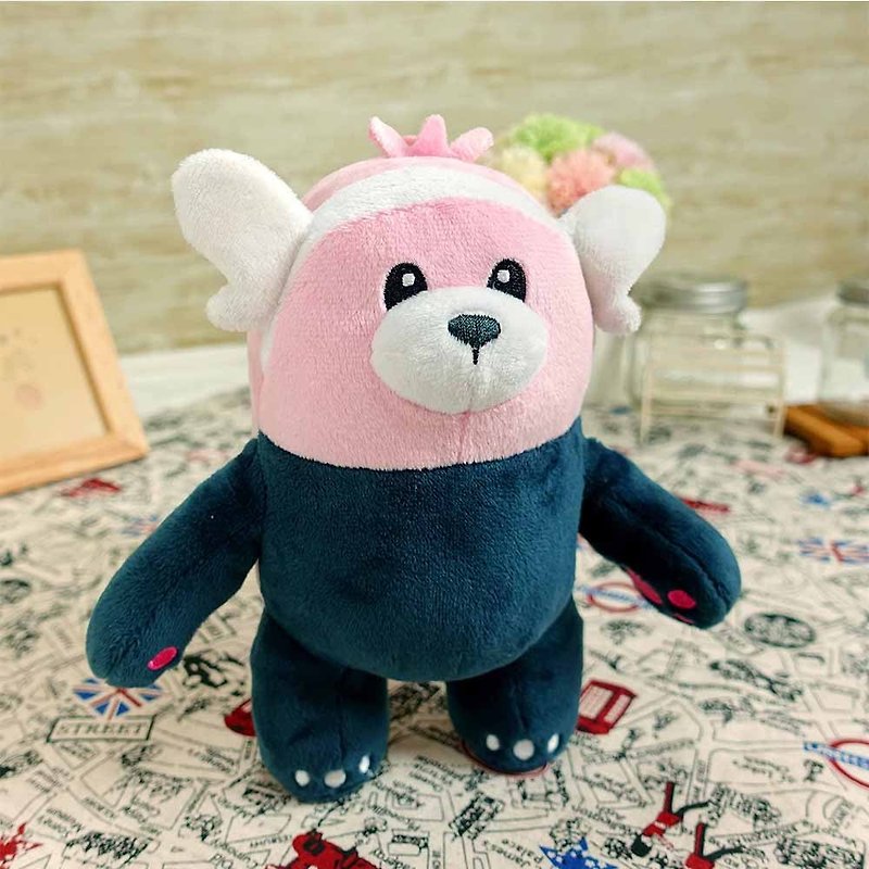 Pokemon Pokémon wearing a bear 15 cm plush doll doll toy doll strap - Stuffed Dolls & Figurines - Other Materials Multicolor