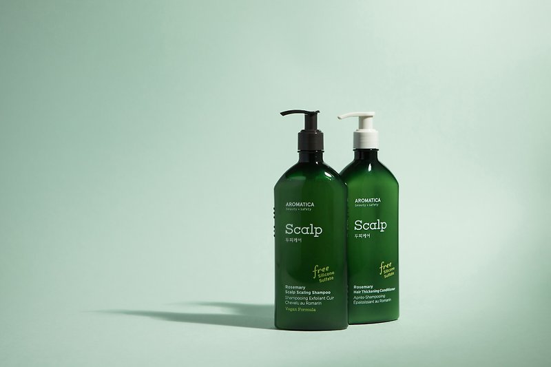 AROMATICA Rosemary | Scalp Nourishing Shampoo 400ml - Shampoos - Concentrate & Extracts Green