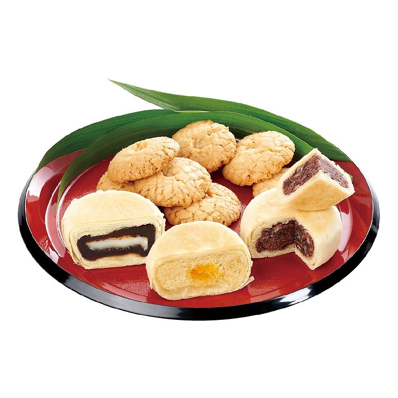 【小豆食堂】蘇風月餅 6個入りギフトボックス（オプションで1/2/4/6箱） - ケーキ・デザート - その他の素材 