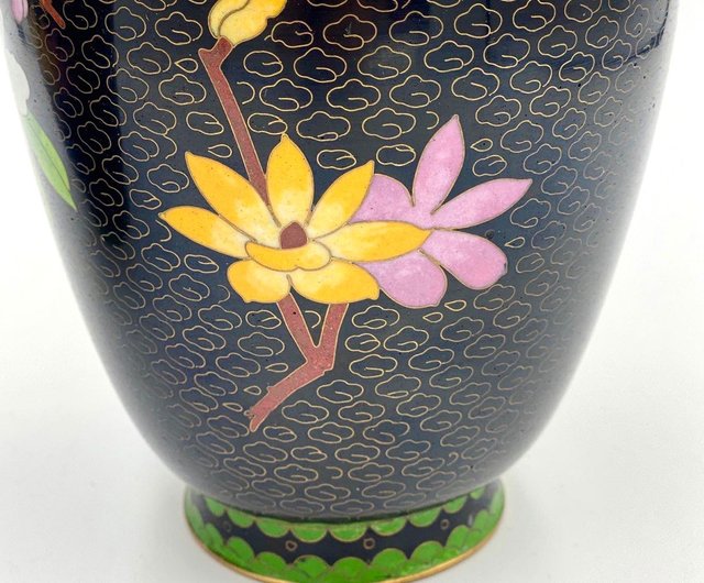 一對古董花瓶| 成對的中國花瓶景泰藍HappyDuckVintage - Pinkoi 限時