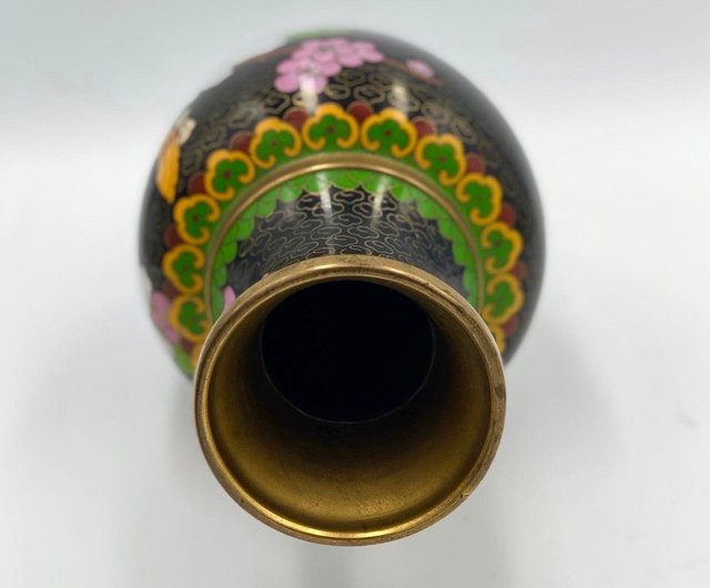 一對古董花瓶| 成對的中國花瓶景泰藍HappyDuckVintage - Pinkoi 限時