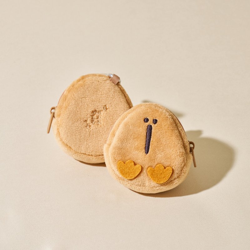 K02 奇異鳥發發招財包 - 零錢包/小錢包 - 聚酯纖維 金色