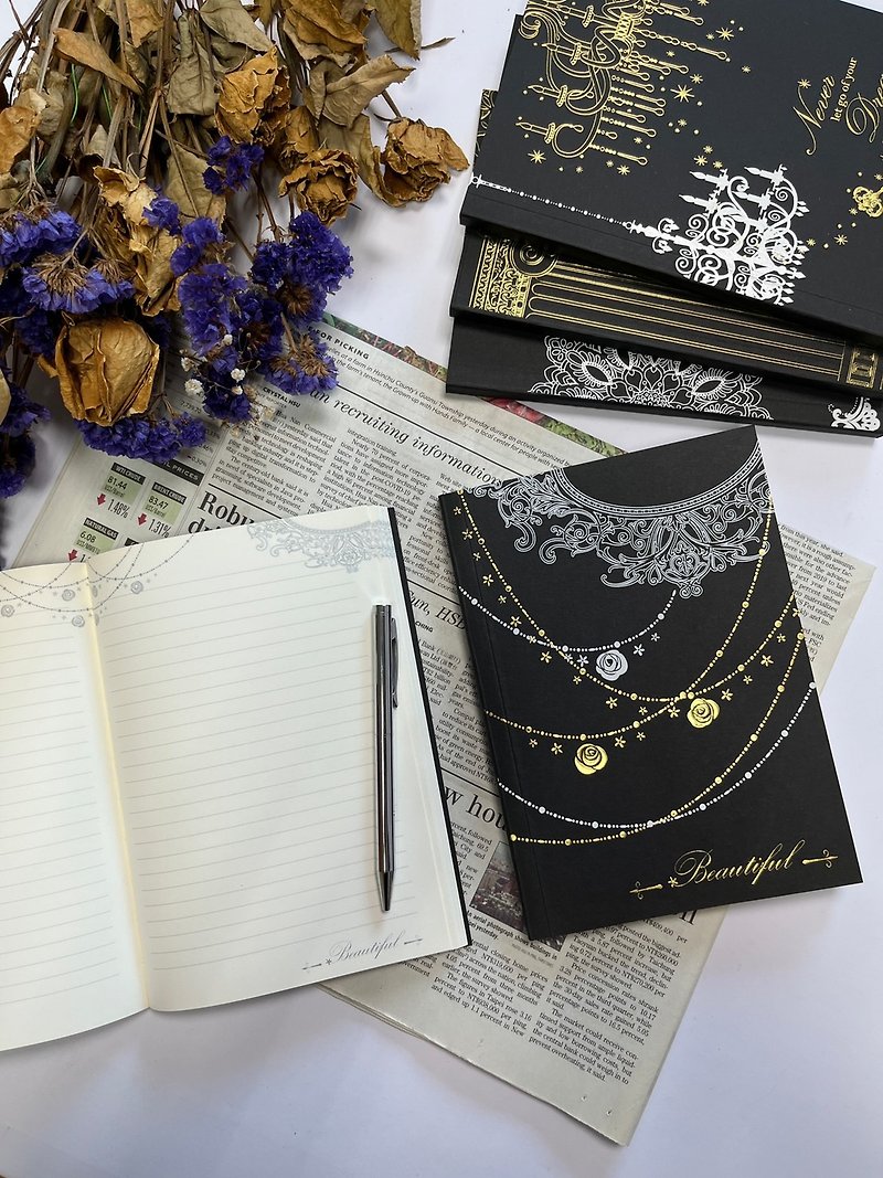 A total of 4 types of classic luxury platinum double-hot notebooks