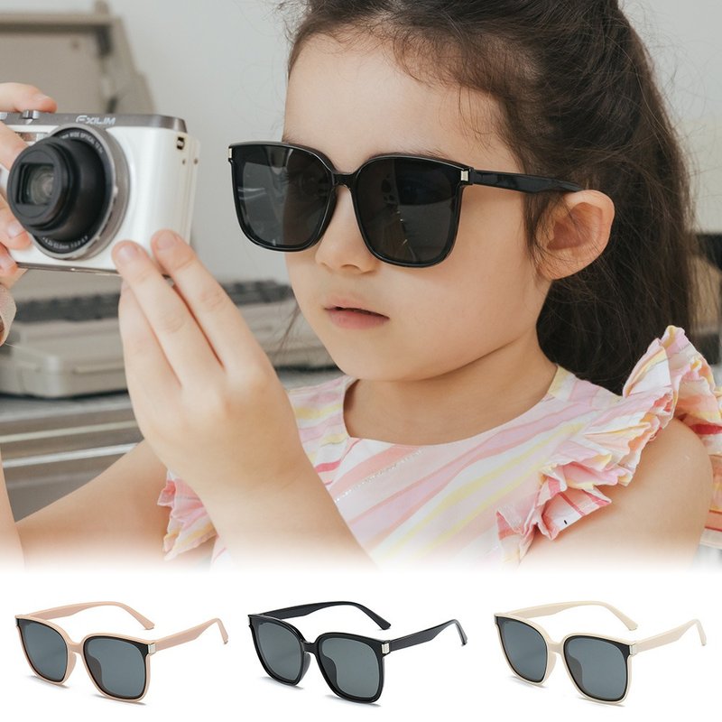 Party fashionable lightweight Silicone elastic children's sunglasses│UV400 children's sunglasses-3 colors to choose from - แว่นกันแดด - พลาสติก หลากหลายสี