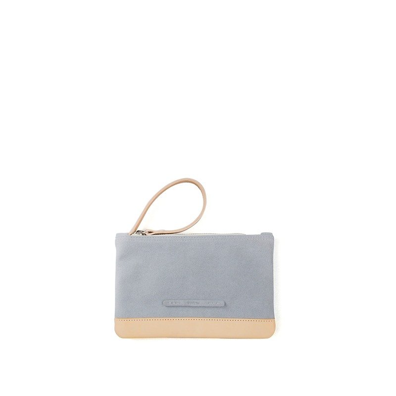 RAWROW | Suede Series - Mini Fashion Handbag - Foggy -RAC211CH - Other - Genuine Leather Gray