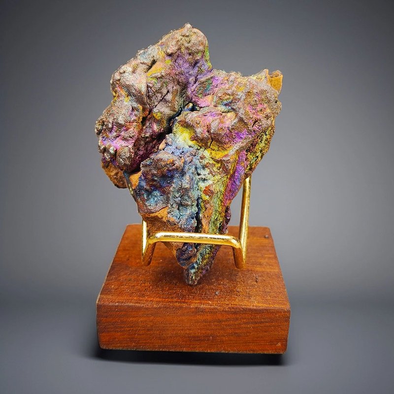 Top premium rare Iridescent Goethite COLOUR: Rainbow  100% natural color - ของวางตกแต่ง - หยก หลากหลายสี