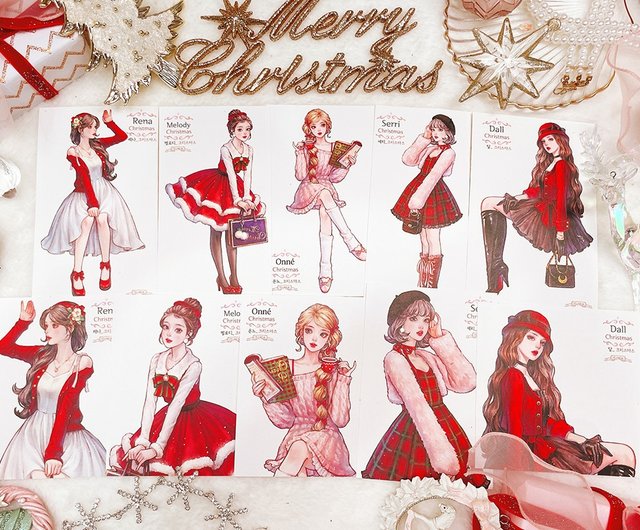 クリスマスガールズ マルチパック - ショップ hwara ステッカー