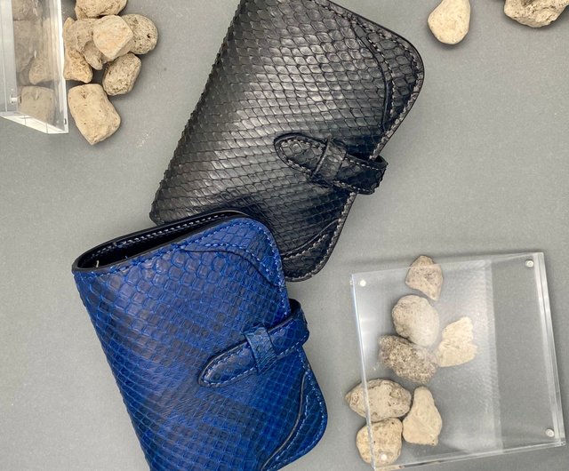 WILDSWANS】ワイルドスワンズ システム手帳 【パイソン藍染