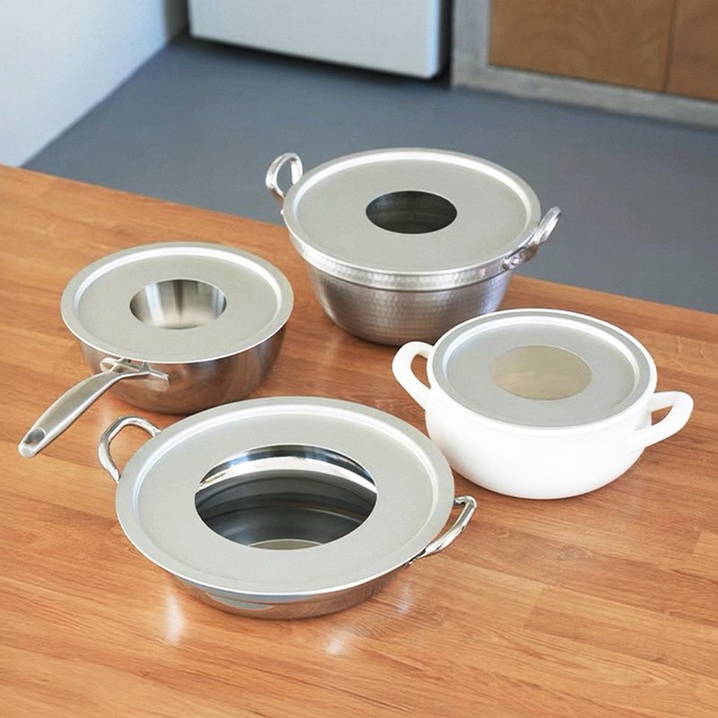 日本霜山 鋁製蒸鍋架/蒸盤/蒸籠架/蒸籠托架-19.5cm - 盤子/餐盤/盤架 - 鋁合金 銀色