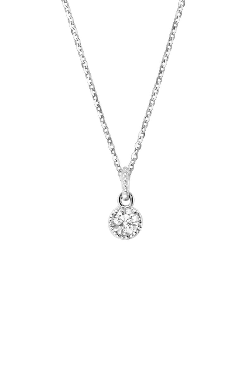 0.10 carat necklace A004038 - สร้อยคอ - เครื่องประดับ 