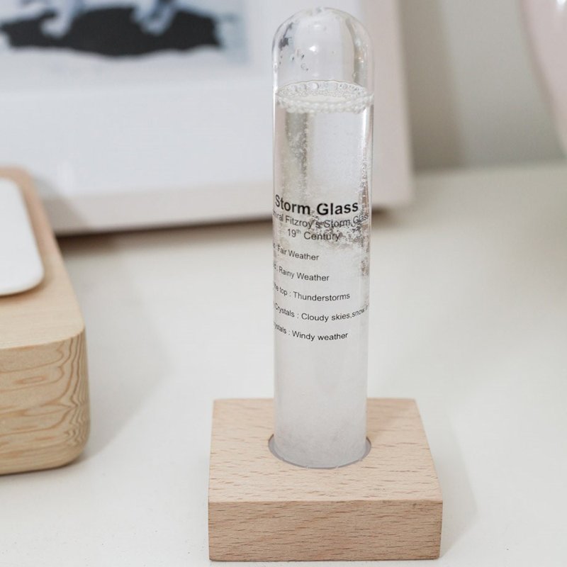 美國 Kikkerland 天氣感知瓶 Storm Glass 創意風暴瓶 天氣預測 - 擺飾/家飾品 - 玻璃 透明