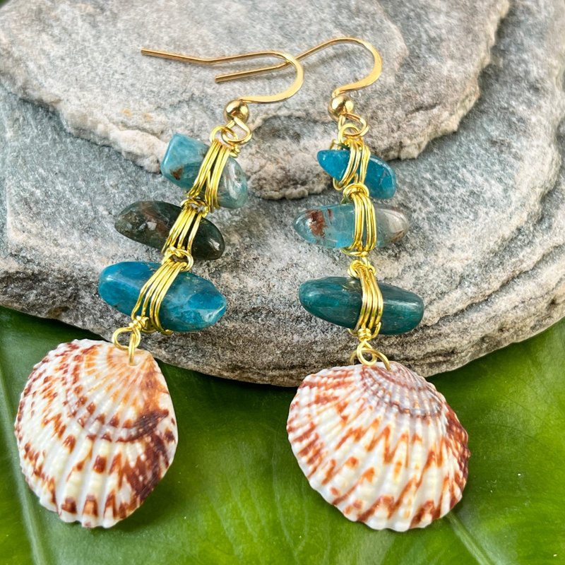 貝殼系列 / 祕境 / 耳環 / 耳針 / 耳勾 - 耳環/耳夾/耳骨夾 - 其他材質 