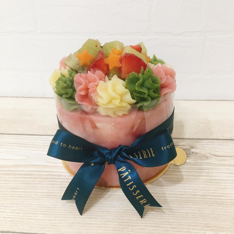 狗狗貓咪鮮食--現貨三色薯泥擠花生日蛋糕(鴨肉製作) - 貓罐頭/鮮食 - 新鮮食材 
