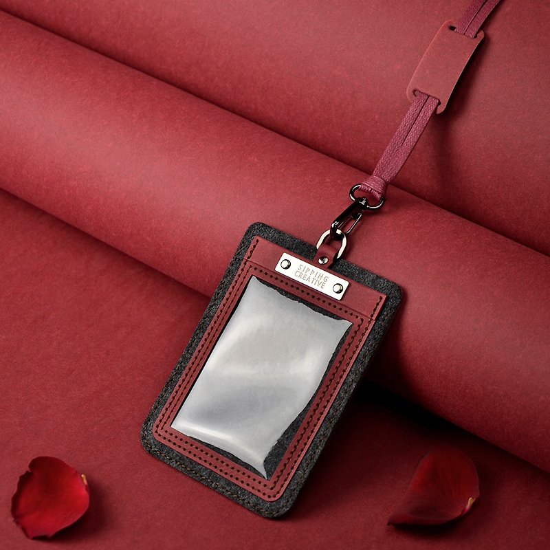 ID Holder - ID & Badge Holders - Paper Red