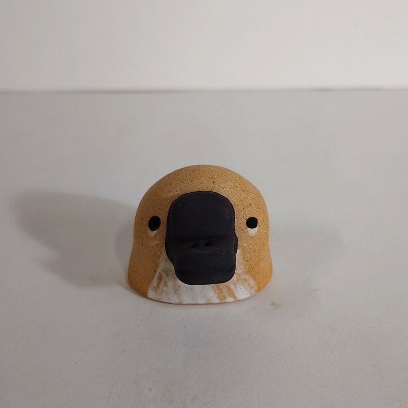 Platypus Incense Holder | Ceramic Decoration - Fragrances - Pottery Khaki