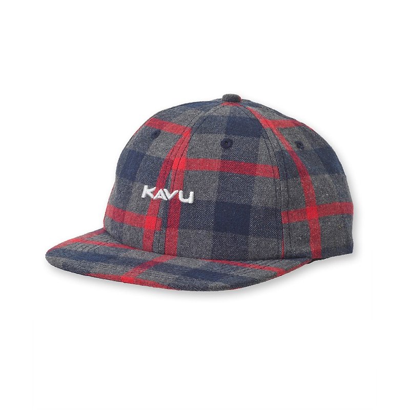 【西雅圖 KAVU】Cabin Fever 刺繡平沿棒球帽 美國紅 #1113 - 帽子 - 聚酯纖維 灰色