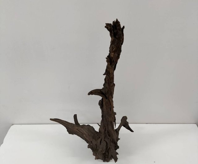 スイーツ柄 ブルー Wood Wave Statue 流木 オブジェ インテリア 北欧