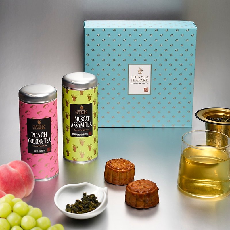 【Exclusive Gift】ชาไต้หวันรสผลไม้ (ผสม 2 ชนิด) - ชา - กระดาษ สีน้ำเงิน