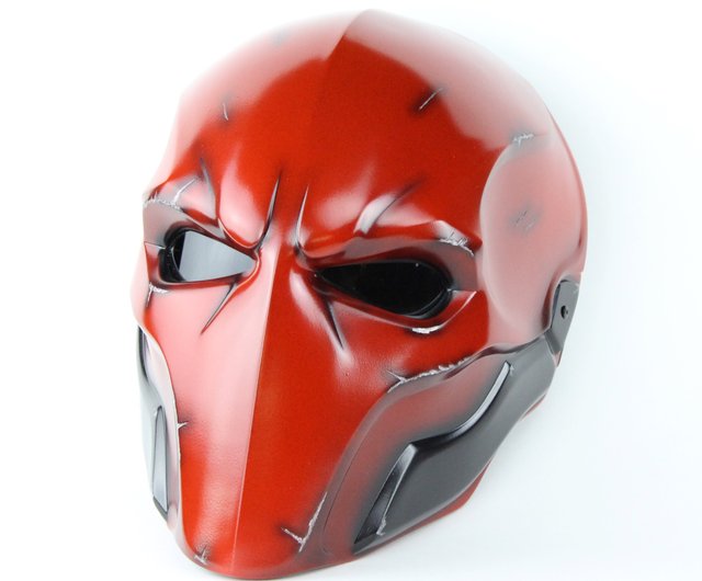 Red Ronin Mask Full Face, Red Hood Mask, Cyberpunk Mask, Halloween Mask,  Samurai - Shop MaskCraftPskov Face Masks - Pinkoi