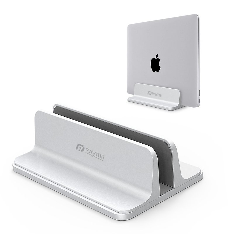Raymii Vertical Laptop Stand - Computer Accessories - Aluminum Alloy Silver
