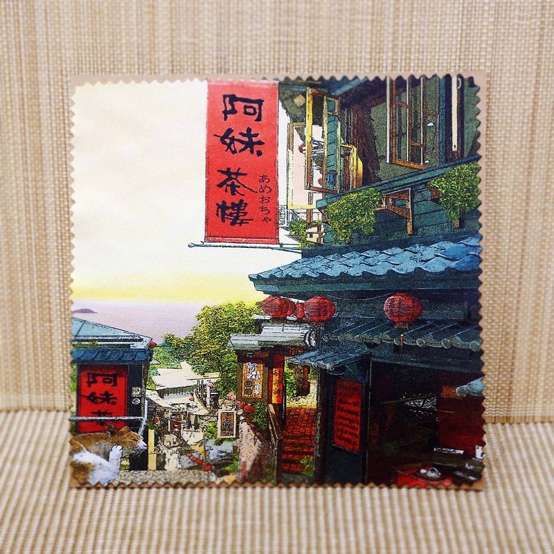[台湾のアーティスト-LinZongfan]ワイプクロス-小さな町の物語 - その他 - その他の素材 