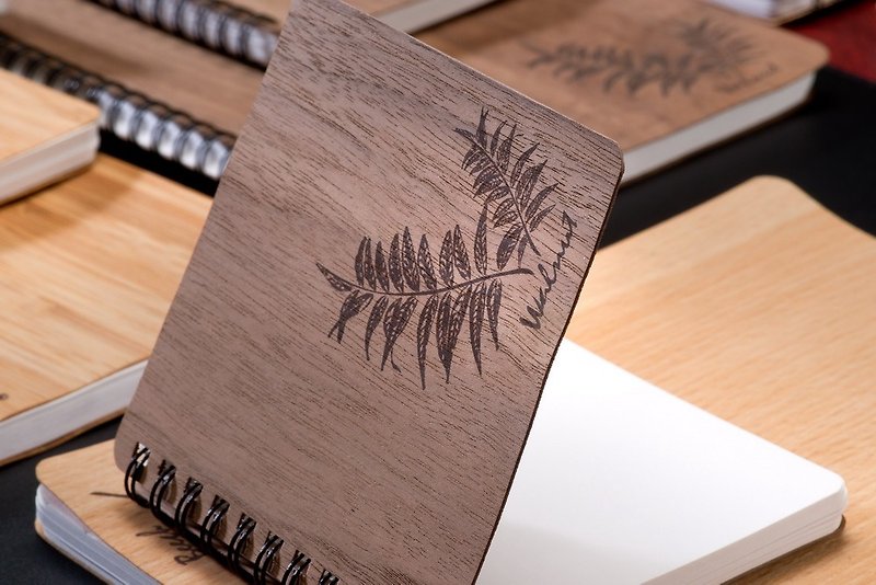 【BESTAR】Tide Thinking Wood Enjoy-Wood Flake Notebook - สมุดบันทึก/สมุดปฏิทิน - กระดาษ สีเหลือง