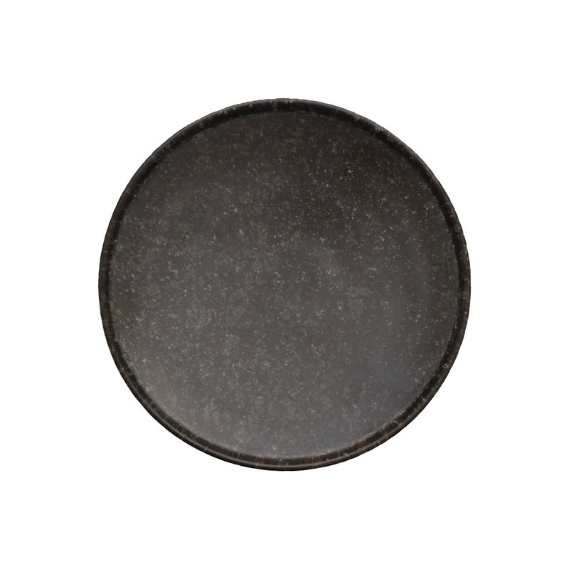 OYOY Inka Inca Minimalist Stoneware / Dessert Plate / Graphite Black / Set of 2 - จานและถาด - เครื่องลายคราม หลากหลายสี