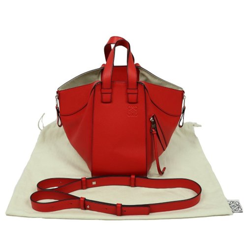 ロエベ ハンモック スモール 赤 2 Way バッグ - 01180 - ショップ