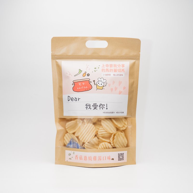 The potato slices that God asked me to share [five-pack value pack] roasted chicken soup with mushrooms and green onions 120g - Snacks - Other Materials Khaki