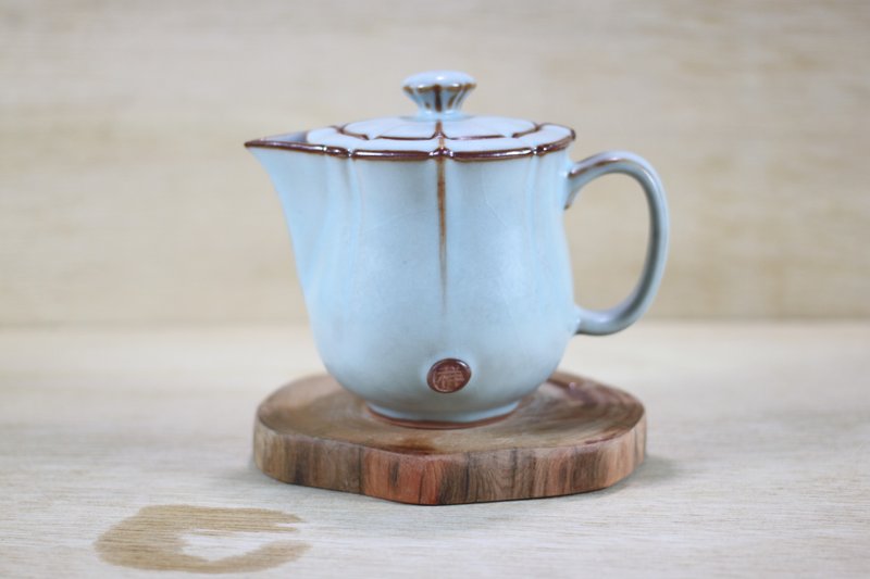 【氣質生活】祥億窯 汝窯茶壺 幸福茶具 名家葉敏祥作品 - 茶壺/茶杯/茶具 - 陶 