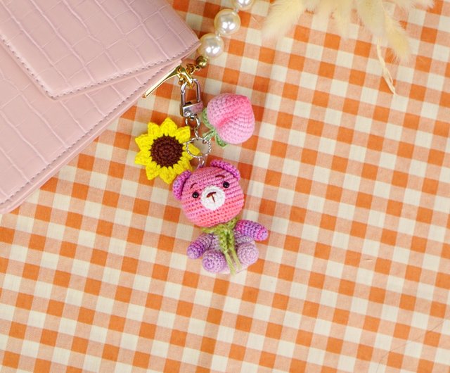 テディベアキーホルダーかぎ針編みの人形手作りギフトバッグキーホルダー ショップ Naradolly キーホルダー キーケース Pinkoi テディベアキーホルダーかぎ針編みの人形手作りギフトバッグキーホルダー ショップ Naradolly キーホルダー キーケース Pinkoi
