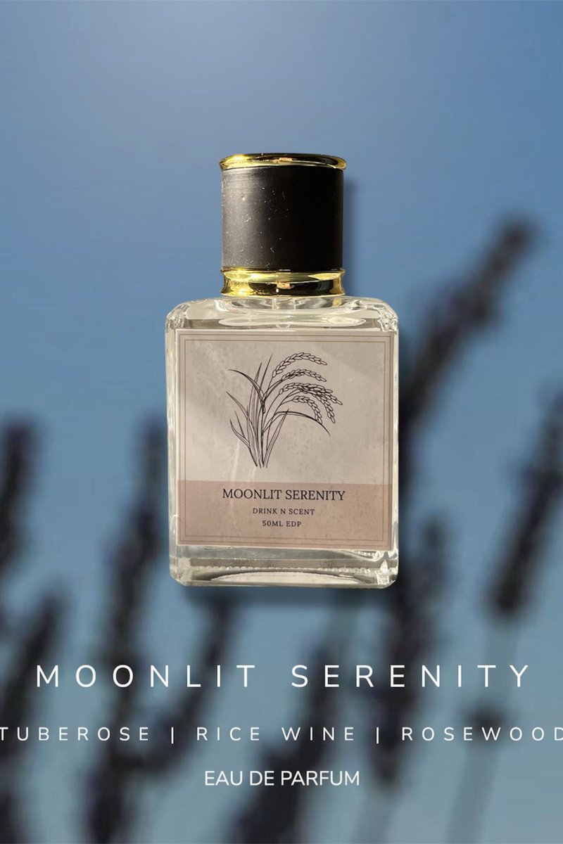 米酒系列 - MOONLIT SERENITY (晚香玉| 米酒 | 花梨木) - 香水/香膏 - 玻璃 多色