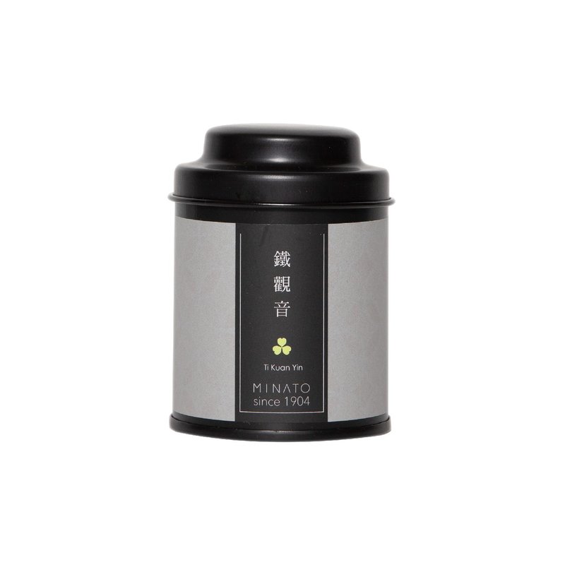【茶粒茶】原片茶葉 質感霧黑Mini罐-鐵觀音 - 茶葉/茶包/水果茶 - 新鮮食材 灰色