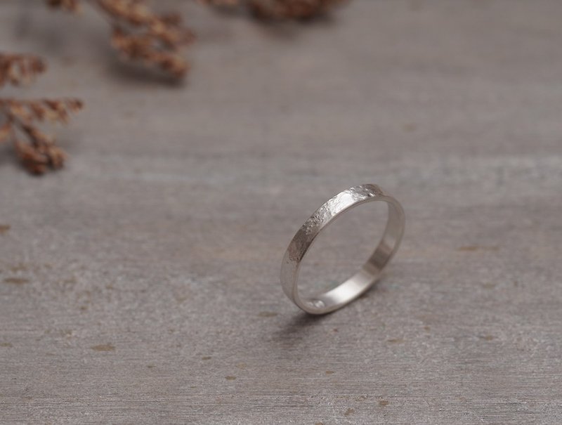 ni.kou sterling silver thin single ring women's ring tail ring - General Rings - Other Metals 