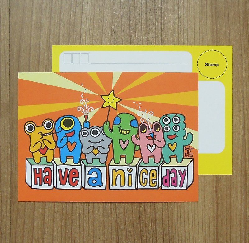 y planet_have a nice day postcard - Cards & Postcards - Paper Orange