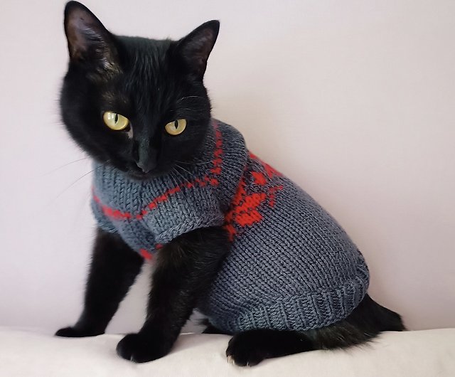 猫セーター 猫服 猫用ニットセーター 猫用ペットジャンパー ...