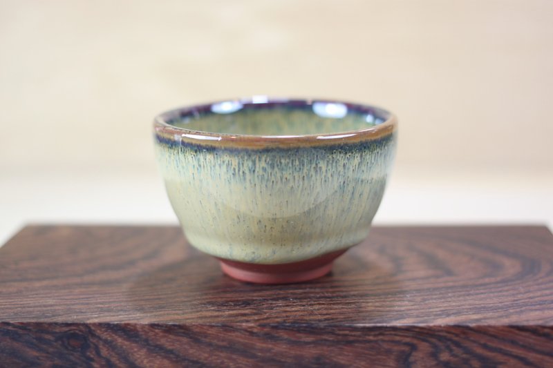 【送禮好物】100ml 天目釉 日式手工茶杯 鶯歌名家葉敏祥手作 - 茶壺/茶杯/茶具 - 瓷 