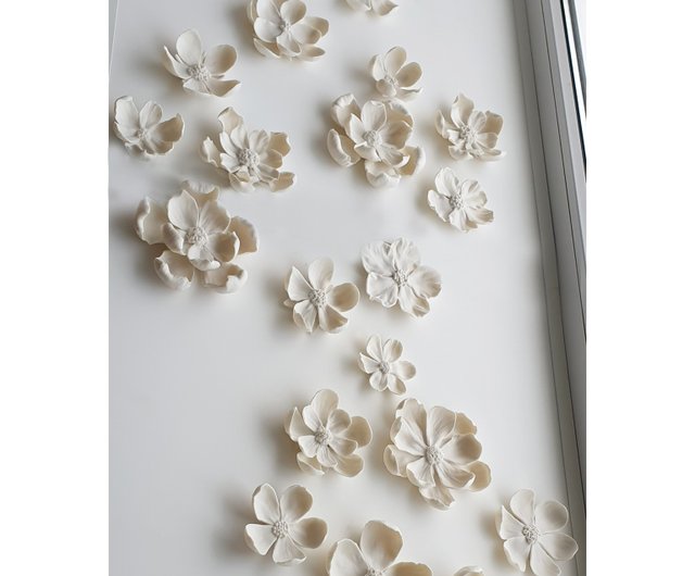 ウォールアート装飾、美的壁装飾、壁彫刻、花柄ウォールアート