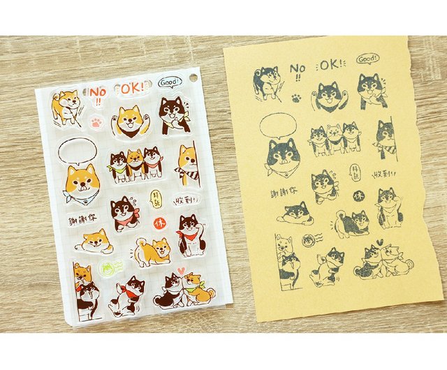 透明クリスタルスタンプ（全8種） - ショップ sunny-stationery はんこ