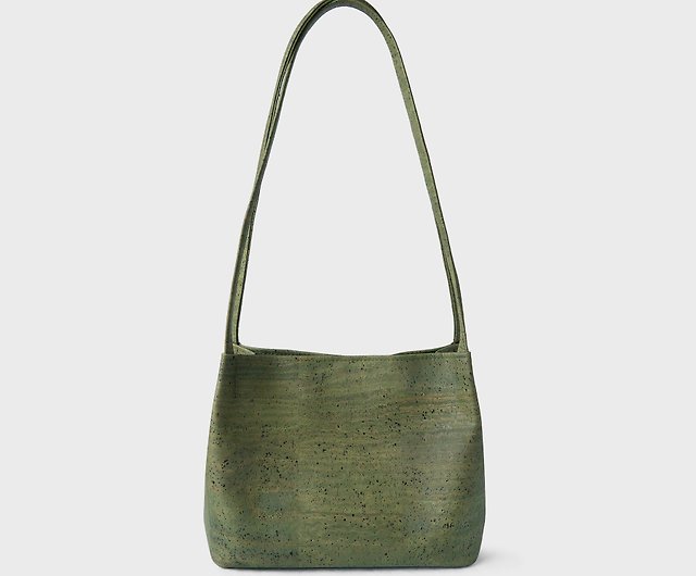 SERENE Cork Shoulder Bag - Olive Green (Ethical/Vegan/Sustainable) - Shop  The Lovely Things Messenger Bags & Sling Bags - Pinkoi