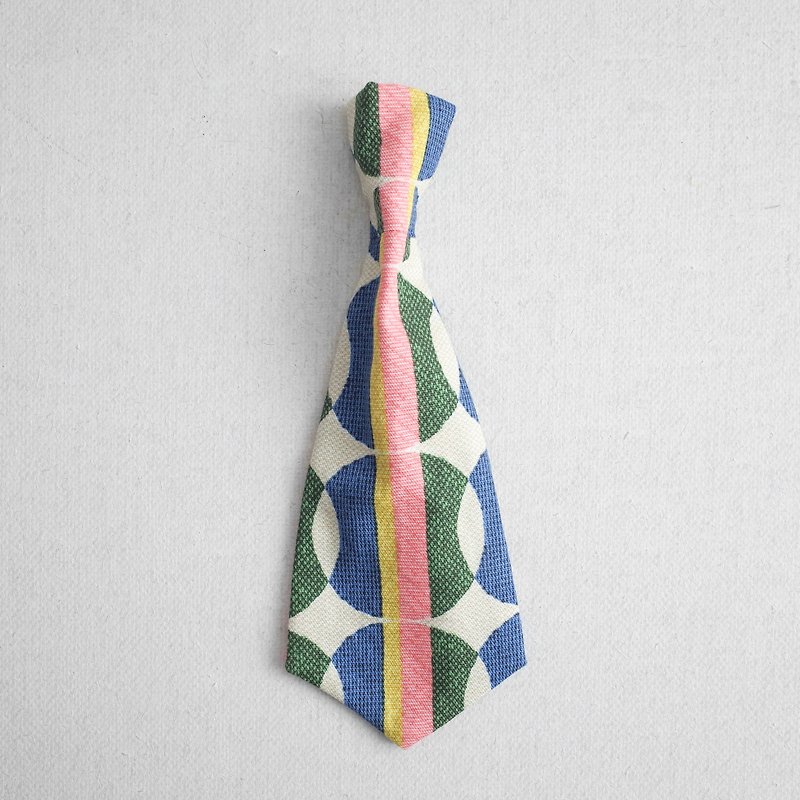 Children's style tie #108 - เนคไท/ที่หนีบเนคไท - ผ้าฝ้าย/ผ้าลินิน 