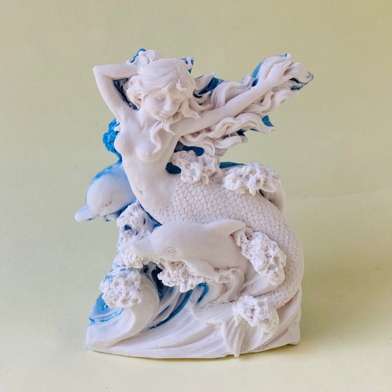 擴香石 美人魚Aphrodite 可搭配10ML精油/香精 - 香氛/精油/擴香 - 其他材質 白色