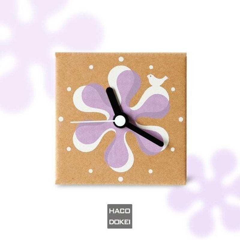 HACODOKEI/Snowy Crystal/Purple - นาฬิกา - กระดาษ สีม่วง