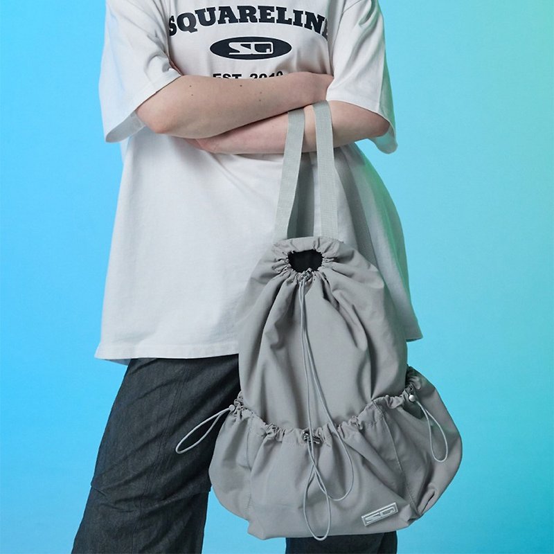Korean Brand SQUARE line Buddy backpack S058 - กระเป๋าถือ - หนังเทียม 