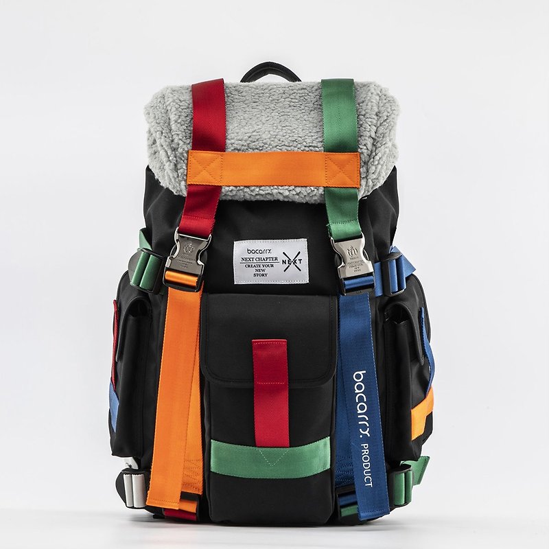 Burano Color Island Bag - Dawn Black - Backpacks - Polyester Black
