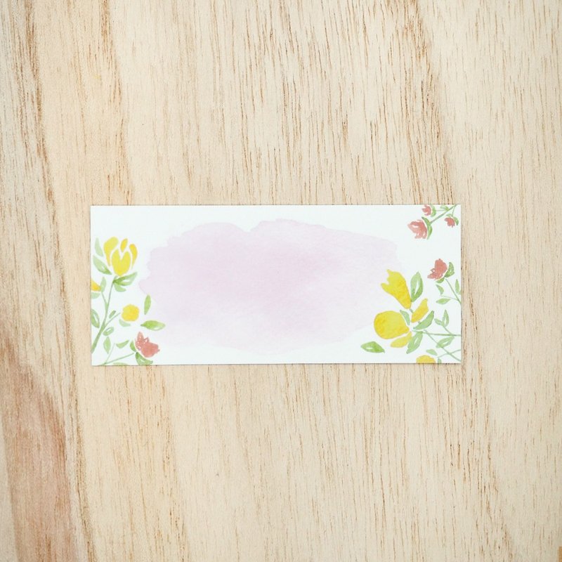 【小卡片-文青花花】-水彩/花朵 - 卡片/明信片 - 紙 