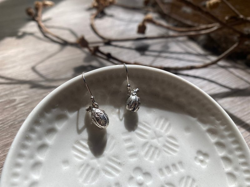 fruit earrings - Earrings & Clip-ons - Sterling Silver Silver