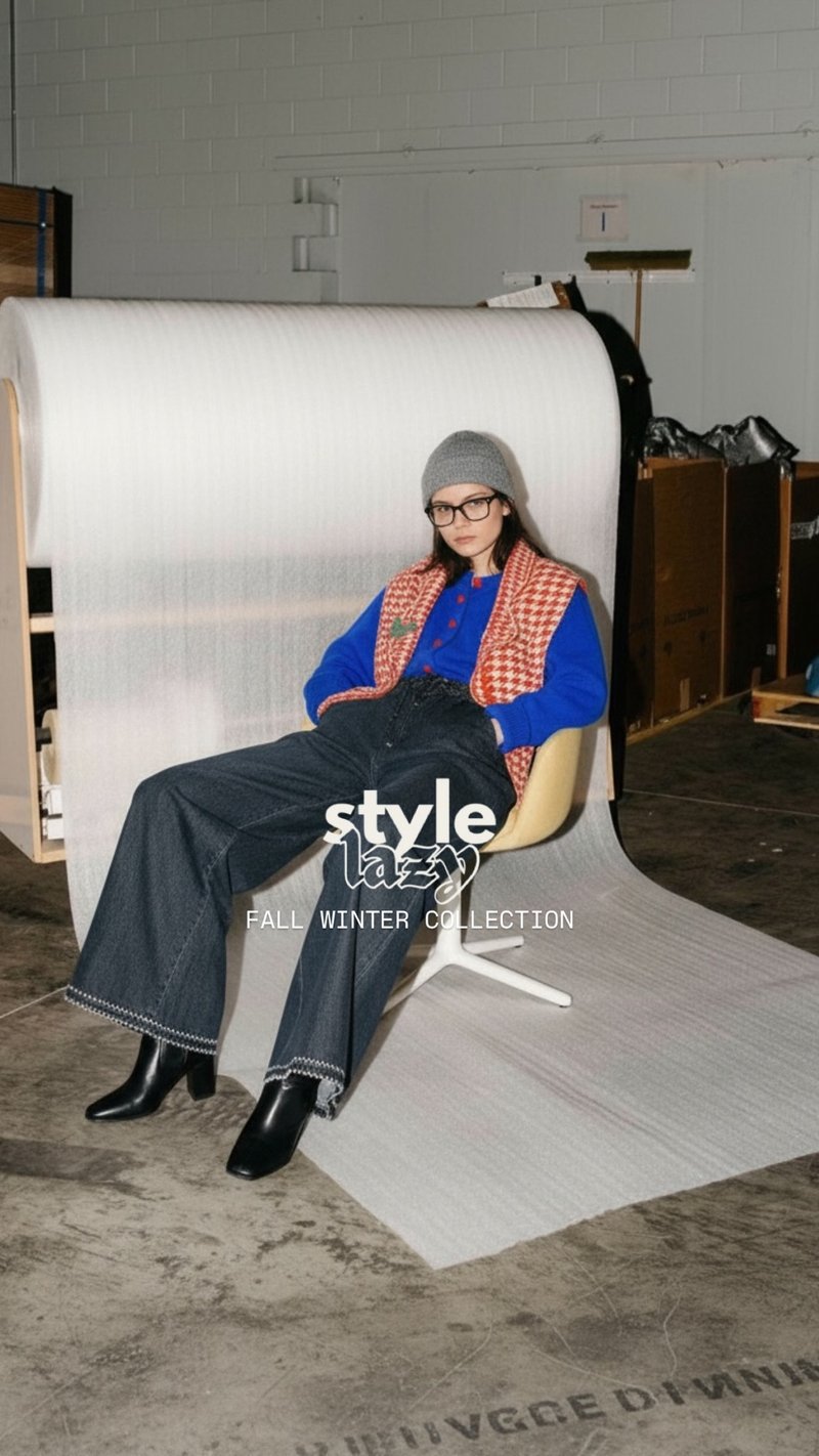 小丑繡花針織外套 - 女大衣/外套 - 其他材質 藍色