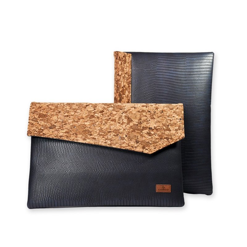 CORCO Cork Document Clutch - Navy - อื่นๆ - วัสดุกันนำ้ 